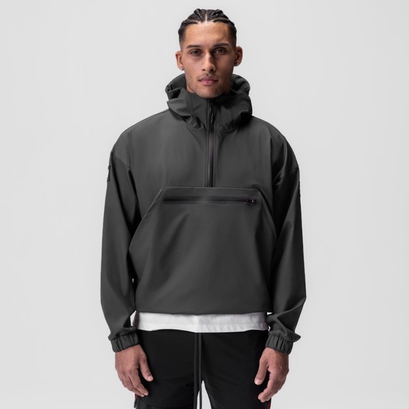 0717. Weather-Ready Anorak Jacket - Space Grey "Patch" - Picture 2 of 6